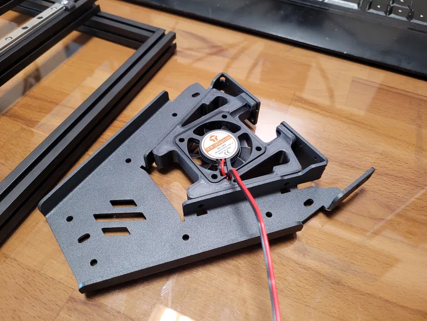 Thanh giằng Kirigami cho Voron v0 kèm giá gắn quạt 40mm - Image 1