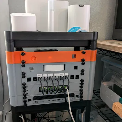 Ngàm gắn Server Rack 10 inch cho kệ IKEA Vesken