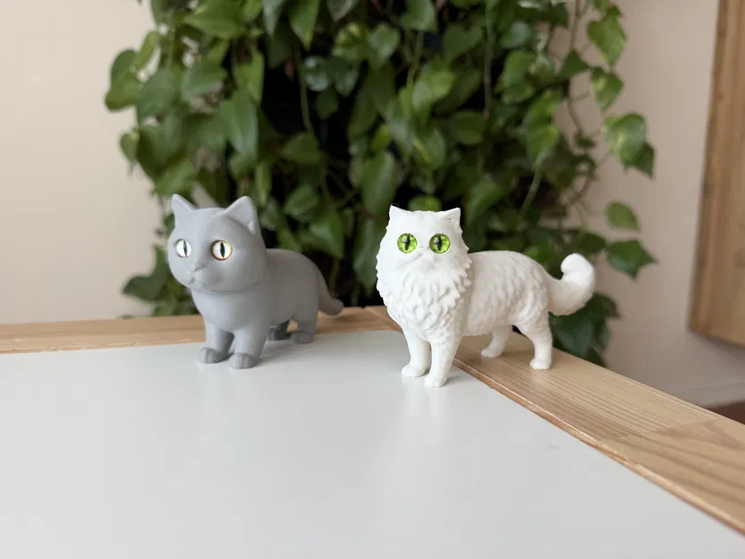 Mô hình Mèo Ba Tư (Persian Cat) 3D sống động - Image 9