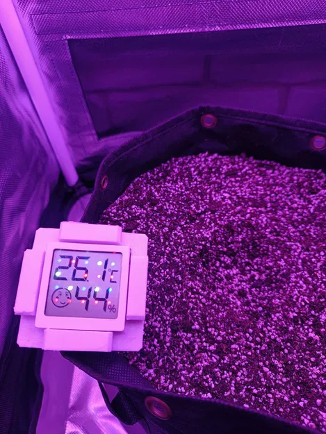 Giá đỡ cắm nhiệt ẩm kế 3D tiện lợi cho chậu cây và lều trồng - Image 1