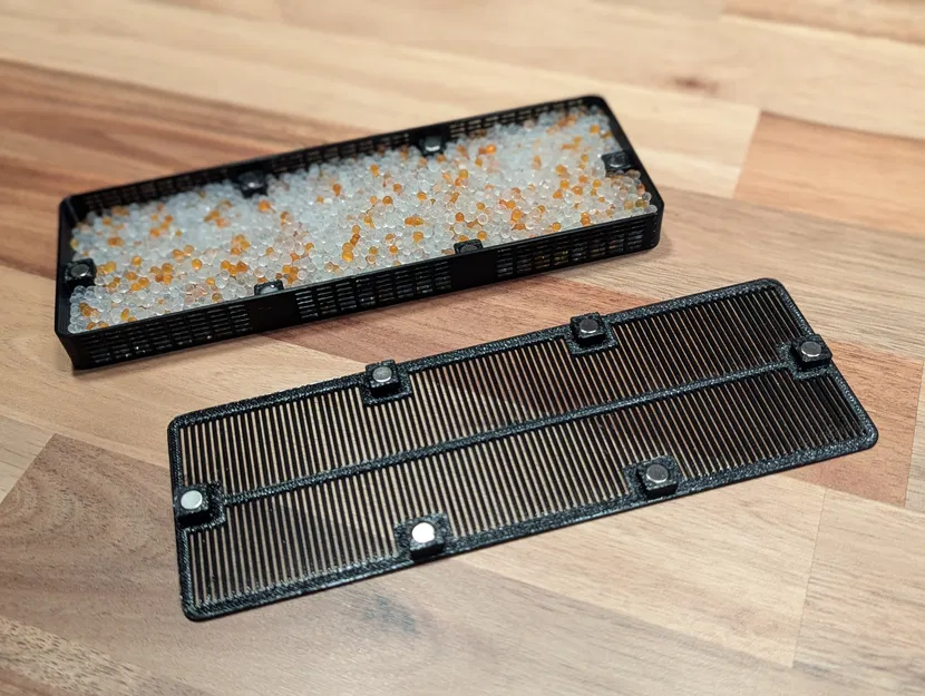 Hộp đựng hạt hút ẩm silica gel cho máy sấy Sunlu SP2 - Parametric - Image 1