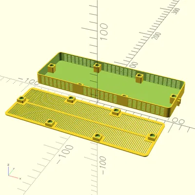 Hộp đựng hạt hút ẩm silica gel cho máy sấy Sunlu SP2 - Parametric