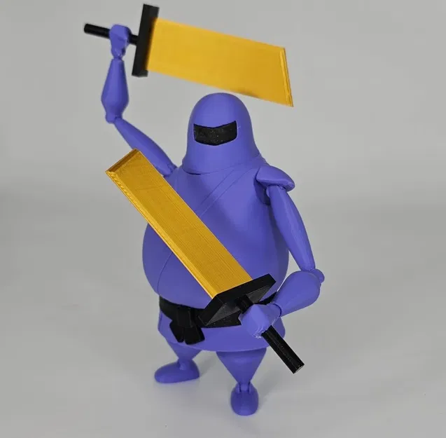 Mô hình Ninja có khớp cử động - Image 1