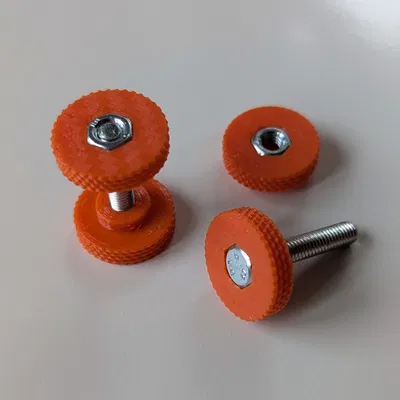 Thumb Remix cho khớp nối Camera Pi - Sử dụng ốc và đai ốc lục giác M4