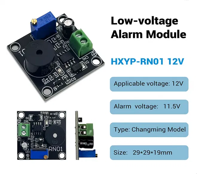 Hộp đựng cảnh báo điện áp thấp cho pin LiFePo4, Heltec, trạm nguồn 12v/24v - Image 2