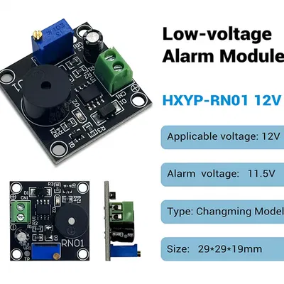 Hộp đựng cảnh báo điện áp thấp cho pin LiFePo4, Heltec, trạm nguồn 12v/24v