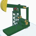 Mô hình giàn khoan dầu Texas in 3D có thể chuyển động - Thumbnail 1