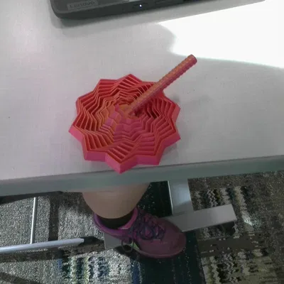 Mô hình 3D vật thể trang trí hình ngôi sao xếp tầng độc đáo