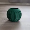 Bình Cầu Gợn Sóng (Ribbed Orb Vase) - Thumbnail 3