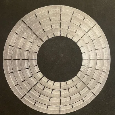 Thước đo độ cho nghệ nhân làm gốm (Clay Protractor)