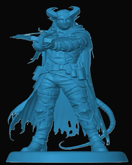 Mô hình Tiefling Rogue cho game D&D và tabletop RPG - Image 1