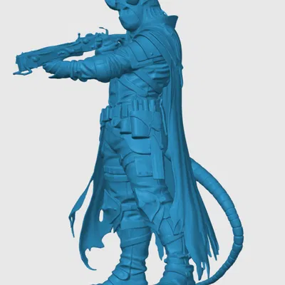 Mô hình Tiefling Rogue cho game D&D và tabletop RPG