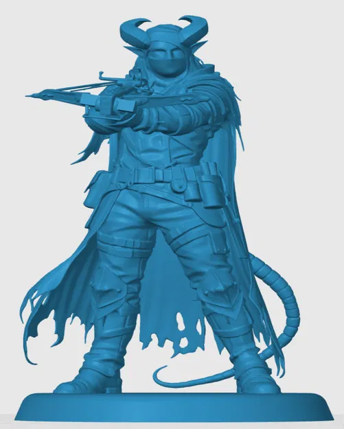 Mô hình Tiefling Rogue cho game D&D và tabletop RPG - Image 3