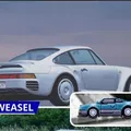 Mô hình xe đua 3D The Weasel - Biểu tượng huyền thoại từ Top Gear SNES - Thumbnail 1