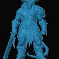 Mô hình 3D Tiefling Barbarian ấn tượng cho game RPG - Thumbnail 1