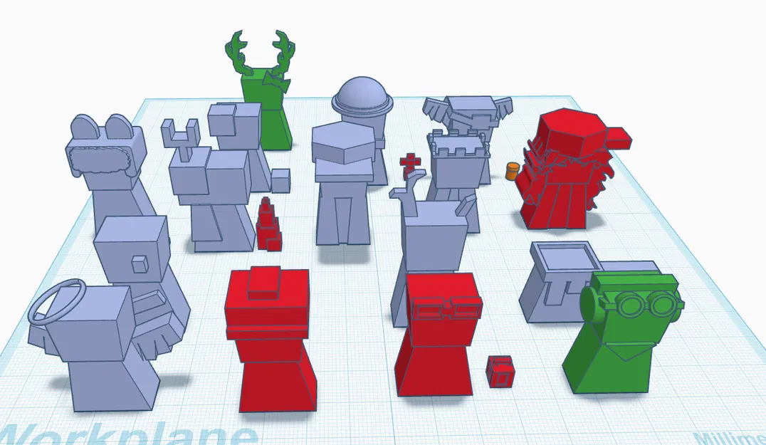 Mô hình Roblox ARG phong cách chibi - Image 1