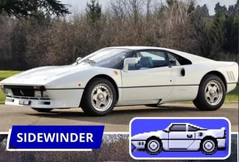 Mô hình 3D xe đua The Sidewinder từ game Top Gear SNES - Image 1