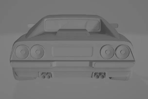 Mô hình 3D xe đua The Sidewinder từ game Top Gear SNES - Image 2