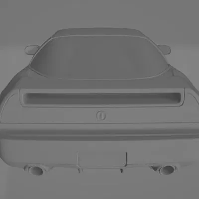 Mô hình 3D xe đua huyền thoại The Razor từ tựa game Top Gear SNES