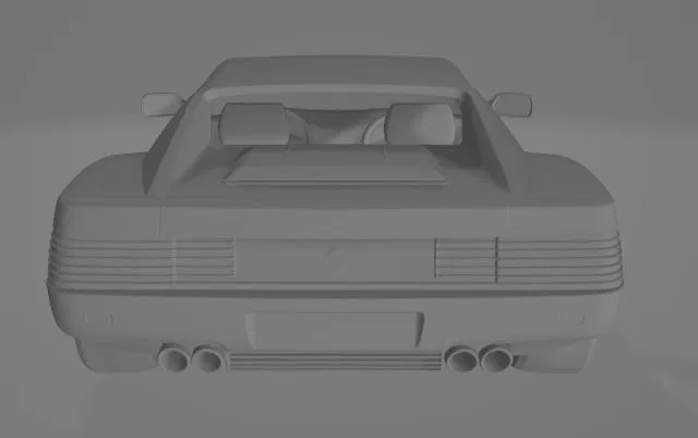 Mô hình 3D xe đua cổ điển The Cannibal từ tựa game Top Gear SNES - Image 2