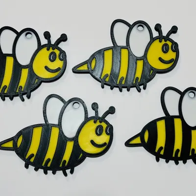 Mô hình chú ong Bee Ornament trang trí xinh xắn in 3D