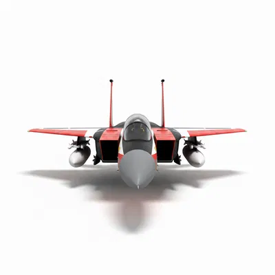 Mô hình 3D máy bay chiến đấu cổ điển Strike Gunner (SNES) độc đáo