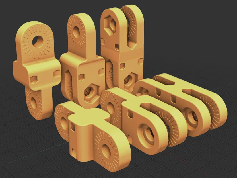 Bộ khớp nối chuẩn cho giá đỡ Raspberry Pi Camera - Image 1