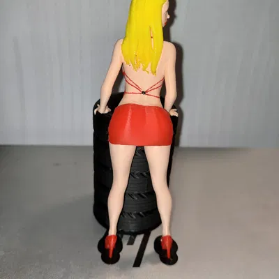 Mô hình trang trí để bàn Lady with pencils độc đáo cho máy in 3D