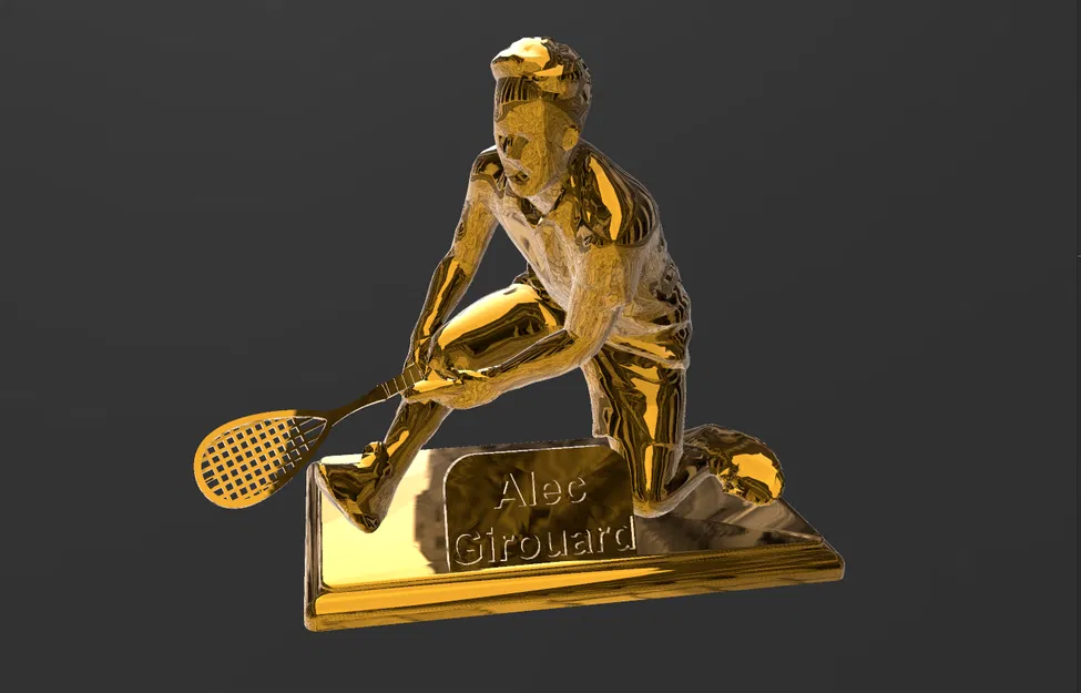 Cúp kỷ niệm chấn thương Squash - Image 2