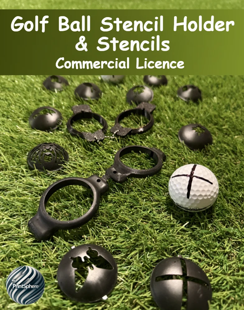 Bộ khuôn vẽ bóng Golf: Dụng cụ giữ có bản lề, không bản lề… 1