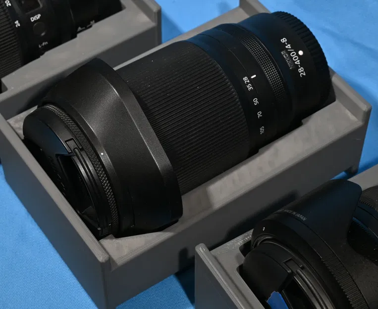 Khay kệ lưu trữ lens Nikon Z-system, thiết kế nằm ngang gọn gàng, an toàn - Image 4