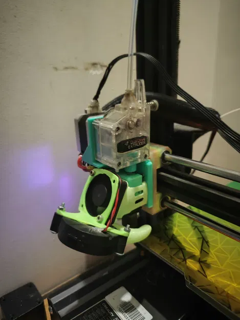 Đầu in cho Ender 3 v2 / Pro, Hotend Bambu Lab X1C, Direct BMG, BLTouch - Image 2