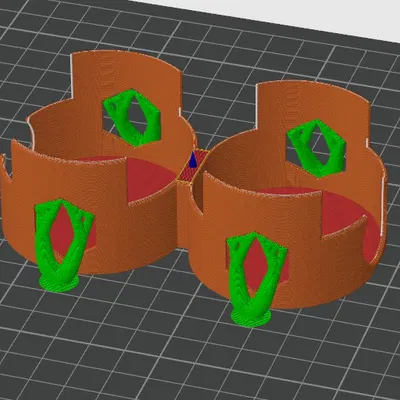 Khay đựng lọ muối tiêu 3D gọn gàng tiện lợi