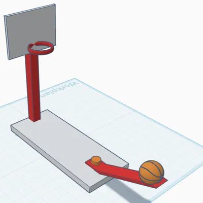 Bộ đồ chơi bóng rổ để bàn mini giải trí in 3D cực thú vị