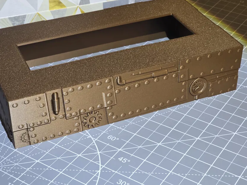 Hộp Đựng Khăn Giấy Trang Trí (Thiết kế Steampunk) - Image 3