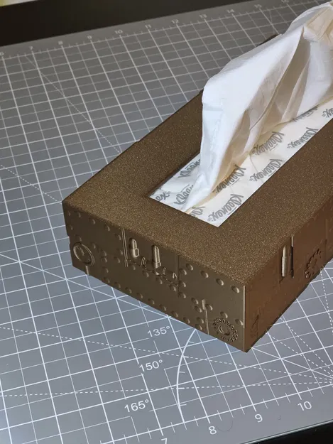 Hộp Đựng Khăn Giấy Trang Trí (Thiết kế Steampunk) - Image 5