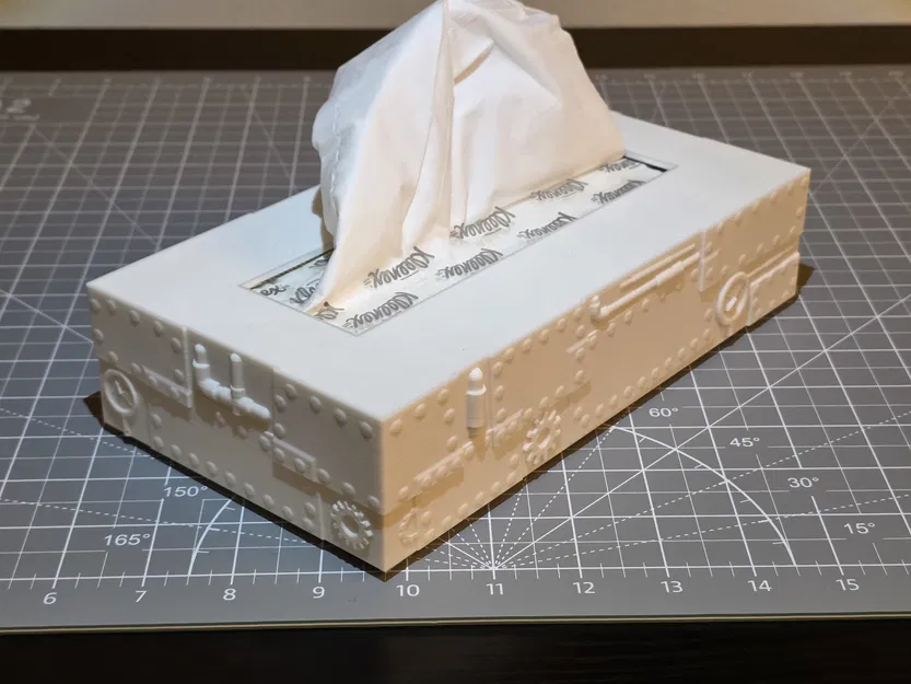 Hộp Đựng Khăn Giấy Trang Trí (Thiết kế Steampunk) - Image 6