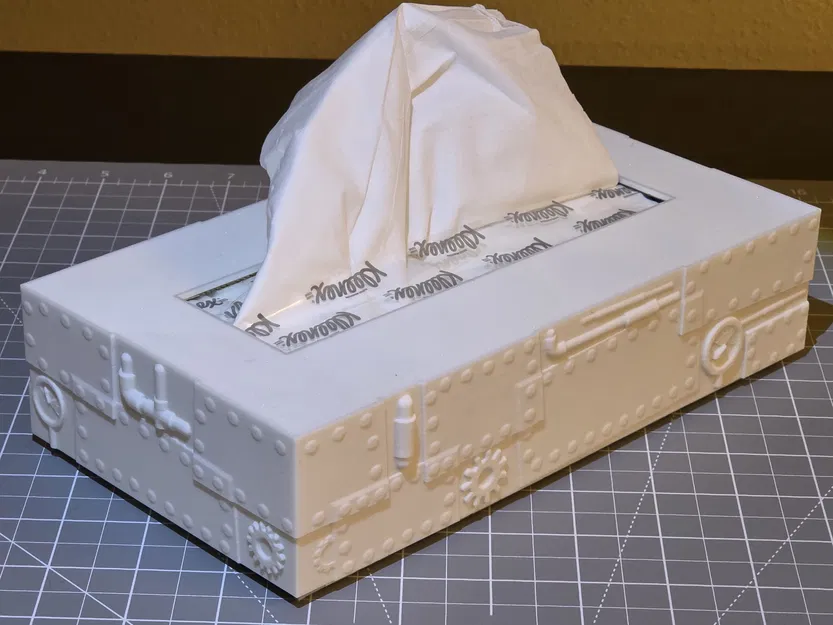 Hộp Đựng Khăn Giấy Trang Trí (Thiết kế Steampunk) - Image 8