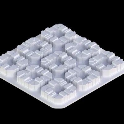 Mô hình kiến trúc Superilla - Barcelona (Tỉ lệ 1:2500)