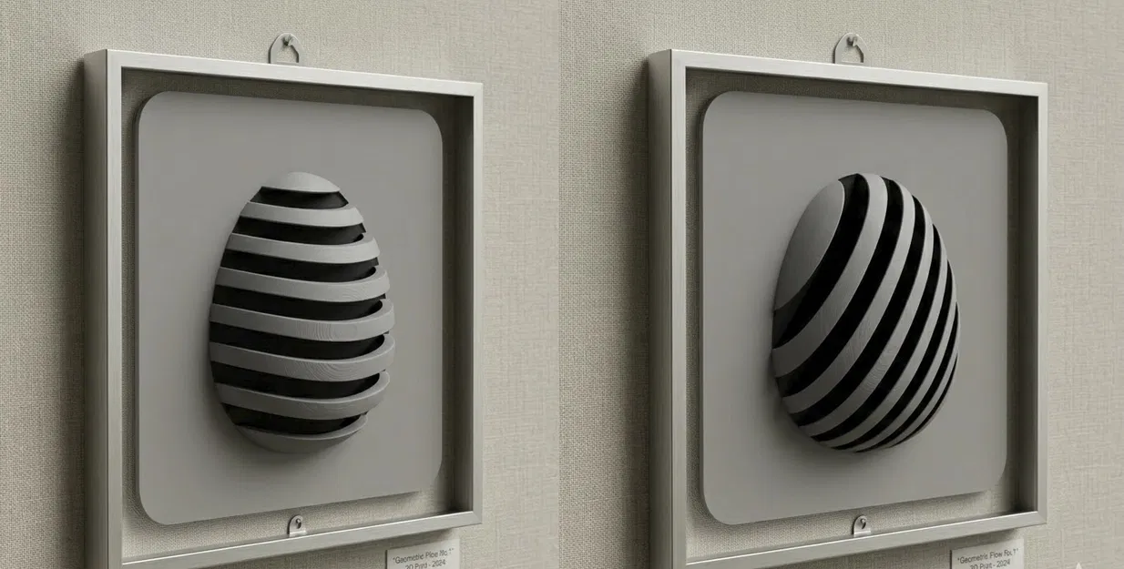 Mẫu trang trí tường hình trứng Phục sinh tinh tế (2 file) - Image 2