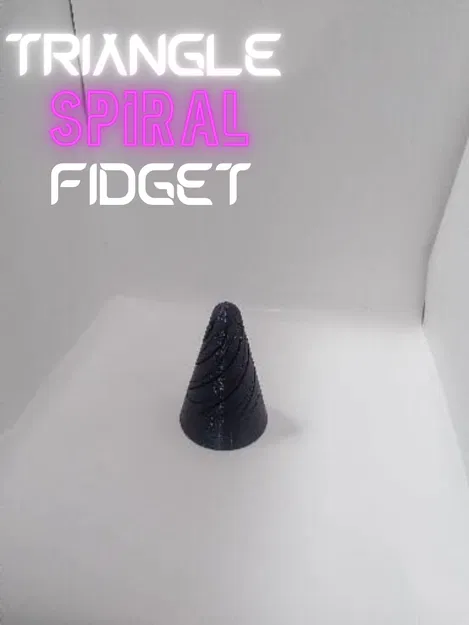 Mô hình đồ chơi xoay Spiral Cone Fidget - Image 1