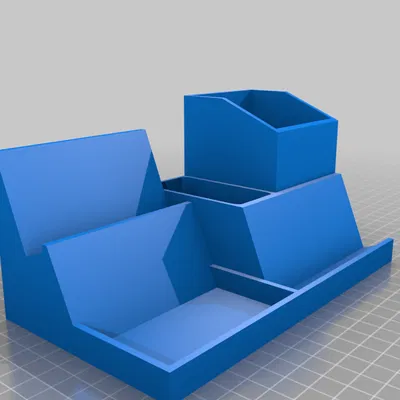 Khay Đựng Đồ Để Bàn Đa Năng Kèm Giá Đỡ Điện Thoại