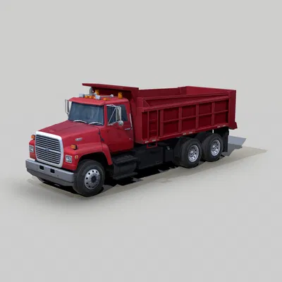 Mô hình xe tải ben Ford L8000 chất lượng cao cho in 3D