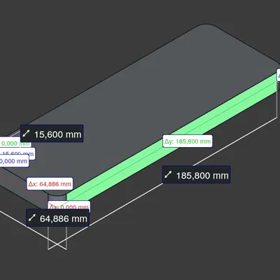 Khay chèn trống cho hộp đựng đa năng Pinecil/TS100/TS80 (V2)