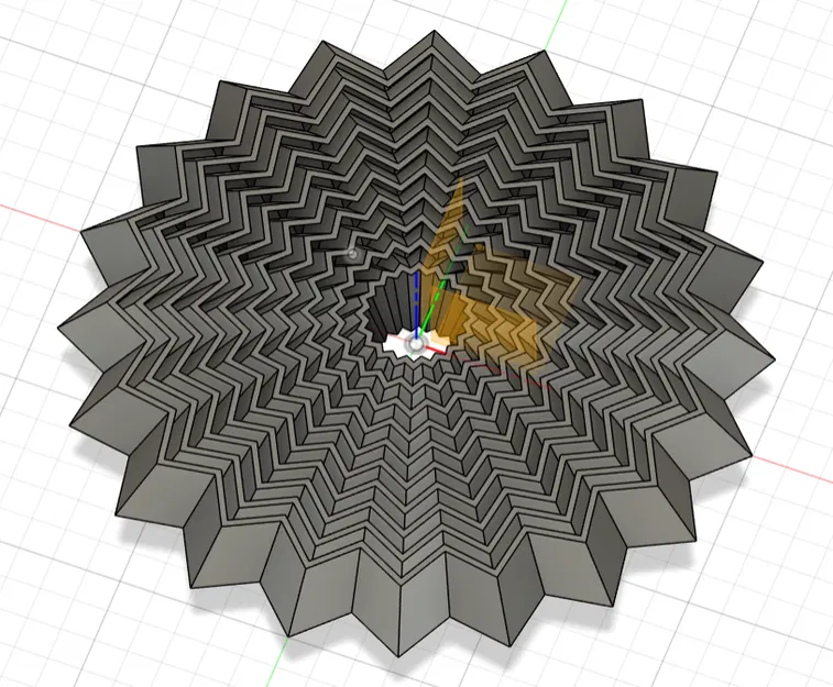 Mô hình đồ chơi 3D ngôi sao xoay 20 cánh độc đáo - Image 1