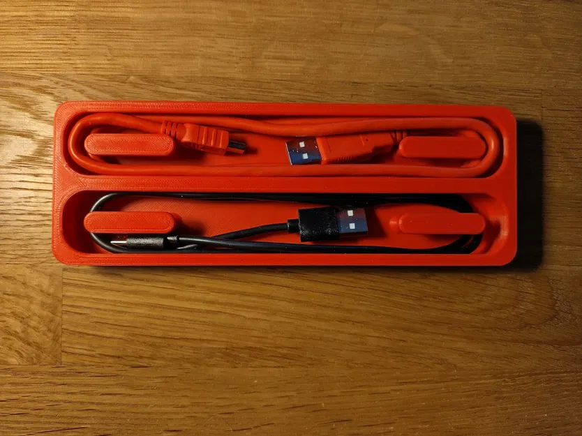 Miếng chèn chứa hai cáp dài cho hộp đựng Rugged Pinecil/TS100/TS80 (V2) - Image 1