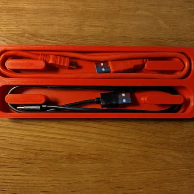 Miếng chèn chứa hai cáp dài cho hộp đựng Rugged Pinecil/TS100/TS80 (V2)