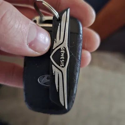 Móc khóa in 3D Hyundai Genesis tinh xảo - Phụ kiện xe sang độc đáo