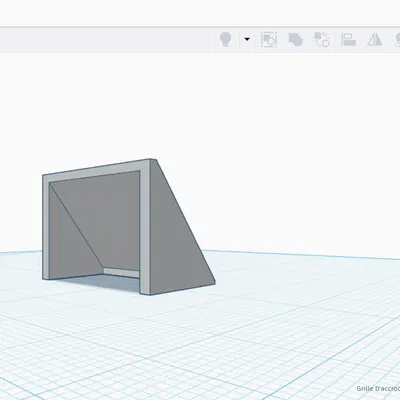 Mô hình khung thành bóng đá mini (Mini Soccer Goal) để bàn siêu xinh
