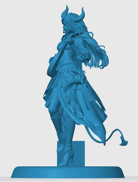 Mô hình 3D Tiefling Bard cho game nhập vai Dungeons & Dragons - Image 2